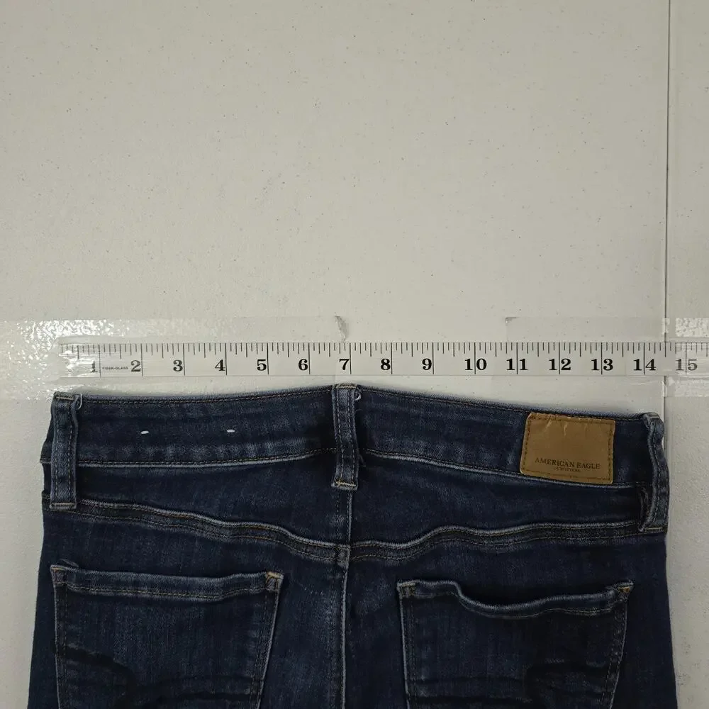 American Eagle super super stretch x jeans hi rise jegging 4 reg‎ 5036